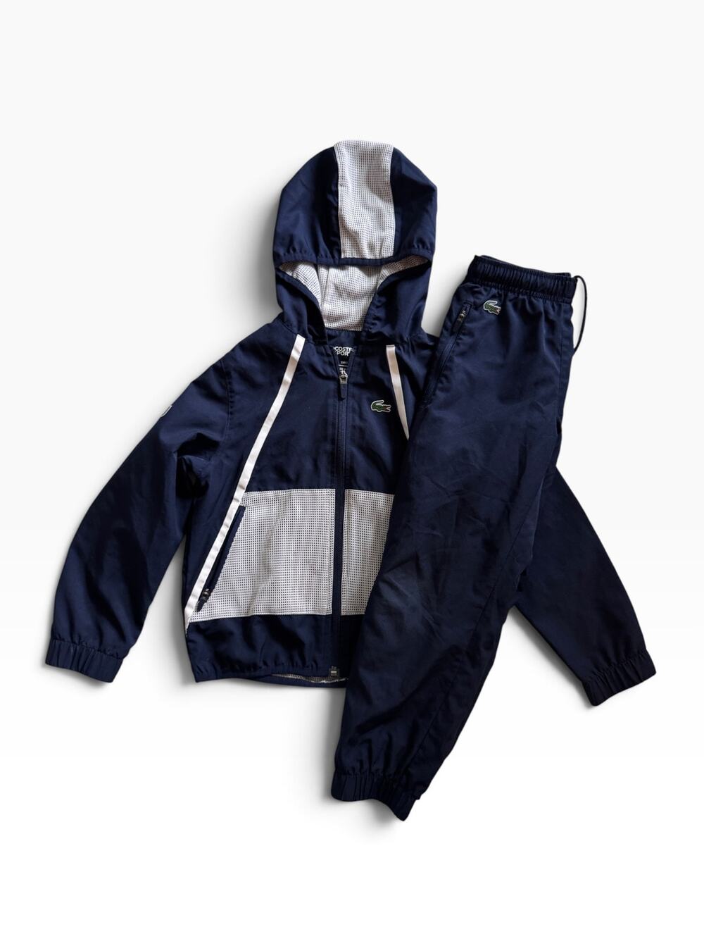 Lacoste Sport navy windbreaker jacket & pants set